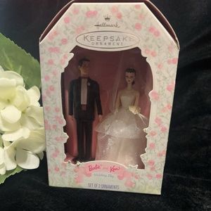 Barbie and Ken Wedding Day Hallmark Keepsake Ornaments NIB